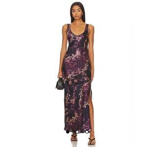 Free People Purple Floral Maxi Dress
